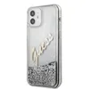 Guess Apple iPhone 12 Pro Max Silber Glitter Vintage Script Produktbild-Vorschau 11