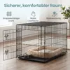 FEANDREA Hundekäfig Faltbar mit 1 Tür und Kunststoffschale Produktbild-Vorschau 12