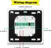Digitální pokojový termostat LCD Termostat Nástěnný Náhled obrázku produktu 13