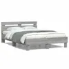 vidaXL Struttura letto con testiera illuminazione LED Anteprima dell’immagine prodotto 5