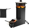 XMTECH Rocket Stove Vysoce výkonný raketový vařič, lehký, Náhled obrázku produktu 1