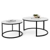 Idohome - Runder Couchtisch 2in1 LAVO mit Metalgestell, Produktbild-Vorschau 8