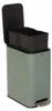Schlanker, rechteckiger treteimer „delta“, 20 l, grün - 5 Produktbild-Vorschau 3