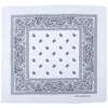 Bandana, bianco-nero, dimensioni 55 x 55 cm, cotone Anteprima dell’immagine prodotto 3