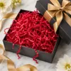 Rot Papierfüllmaterial 100 g – Dekofüllung für Geschenkkörbe, Boxen & Pakete Produktbild-Vorschau