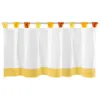 Bistrogardine Zierkante Gelb ca. 150x45 cm – transparente Produktbild-Vorschau 2