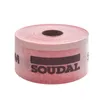 A roll of pink sealing tape with the brand name 'Soudal' printed on it. Produktbild-Vorschau