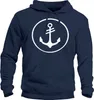 Cooler Kapuzen-Pullover Herren Anker Round Hoodie Männer Produktbild-Vorschau 2