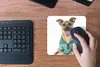 MuchoWow® Mauspad Mousepad Hund - Brille - Hemd - Hipster Produktbild-Vorschau 4