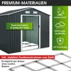 BRAST Gerätehaus Geräteschuppen Metall | 235x131x192 | Produktbild-Vorschau 4