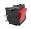 Wippenschalter rote Wippe unbeleuchtet 4 pin 6A 250VAC Produktbild-Vorschau 2
