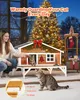 SucceBuy Outdoor-Katzenhaus mit Schaumstoffisolierung, Produktbild-Vorschau 2