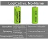 4 Stück LogiCell Wiederaufladbare 2/3AAA NI-MH-Akku 200mAh, Produktbild-Vorschau 6