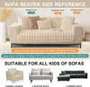 Kaninchen Plüsch Sofabezug L Form 1/2/3/4 Sitzer Sofa Produktbild-Vorschau 3