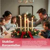 4X sviečka cca 5 cm na sviečky ako držiak na sviečky Náhľad obrázku produktu 3