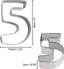 Kurtzy Zahlen Ausstecher Groß 9 Stk – Keksausstecher 8cm Produktbild-Vorschau 2