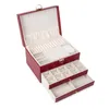 Coffret à bijoux Bestif BSB01 en simili cuir rouge - Voir les images du produit 4
