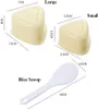 Set mit 2 dreieckigen Onigiri-Formen für Reisbällchen; Produktbild-Vorschau 2