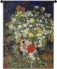MuchoWow® Wandteppich Wandbehang Blumenstrauß in einer Vase Produktbild-Vorschau 1