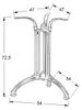Pied de table en fonte SH-5029-L, pour bureau, hôtel, Voir les images du produit 2