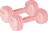 Rebel RBA-2306 Manubri fitness 2 x 1,5 kg, rosa chiaro Anteprima dell’immagine prodotto 4
