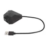 A black gaming adapter with a USB cable attached, isolated on a white background. Podgląd zdjęcia produktu