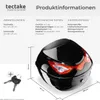 tectake® Motorradkoffer Sergej Volumen 22 l großer Produktbild-Vorschau 5