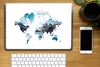 MuchoWow® Laptop Aufkleber Sticker Cover Weltkarte - Zitate Produktbild-Vorschau 2