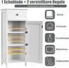 COSTWAY szafka łazienkowa szafka łazienkowa biała, szafka Podgląd zdjęcia produktu 3
