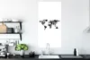 MuchoWow® Poster Weltkarte - Gold - Linie 60x120 cm - Produktbild-Vorschau 3