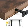 Scaffale da parete Relaxdays, set da 3 pezzi, L x P x A: 4 Anteprima dell’immagine prodotto 5