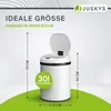 Juskys Automatik Mülleimer mit Sensor 30L für Küche - Produktbild-Vorschau 2