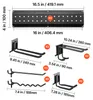 VEVOR Gerätehalter Wandhalterung Werkzeughalter 1257,3mm Produktbild-Vorschau 8