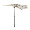 Angel Living 270cm Ombrellone mezzo tondo Alluminio inox e Anteprima dell’immagine prodotto 1