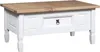 Tavolino stile Messico in legno di pino bianco 100x55x44 cm Anteprima dell’immagine prodotto 14