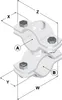 Querschelle geschweißt, A 3 1/2" (102 mm) x B 2" (60,3 mm) Produktbild-Vorschau 1