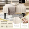 okwish Poggiapiedi, poggiapiedi con struttura in metallo Anteprima dell’immagine prodotto 4