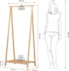 EUGAD Kleiderständer, Garderobe mit Ablage, Regal mit Produktbild-Vorschau 3