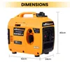 MaXpeedingrods 1000W 1200W Inverter Stromerzeuger Benzin Produktbild-Vorschau 8