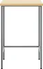 vidaXL Rohový stůl šedý 55 x 55 x 85 cm ocel a vysoce Náhled obrázku produktu 3