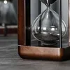 Sanduhr, Sanduhr 60 Minuten, Sanduhr aus Nussbaumholz - als Produktbild-Vorschau 4