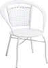 Kondela Jenar 1+2 künstliches Rattan-Gartenset - weiß Produktbild-Vorschau 8