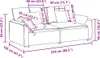Sofa modułowa z poduszkami, beżowa Podgląd zdjęcia produktu 9