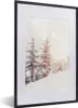 MuchoWow® Gerahmtes Poster Baum - Schnee - Winter 40x60 cm Produktbild-Vorschau 1