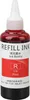 A bottle of red refill ink for inkjet printers. Náhled obrázku produktu