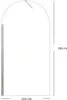 Paroi de douche italienne Clear - 100 x 195 cm - Chrome - Voir les images du produit 4