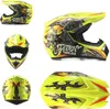 Crosshelm Helm Kinderhelm Motorradhelm Motocross Mejia gelb Produktbild-Vorschau 11