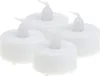 Luci LED con timer 3,6x3,6cm plastica bianca 4 pezzi Anteprima dell’immagine prodotto 6