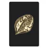 MuchoWow® Mauspad Mousepad Blatt - Schwarz und Gold - Produktbild-Vorschau 1