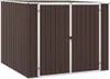 vidaXL Záhradný prístrešok Brown 195x198x159 cm Pozinkovaná Náhľad obrázku produktu 8